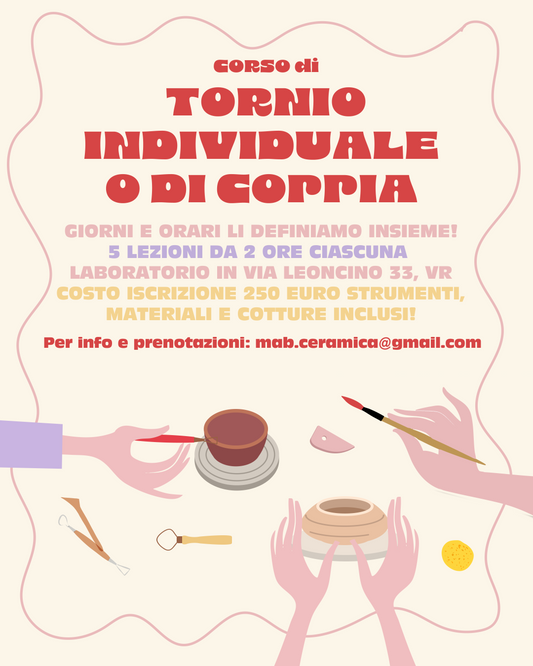 Corso di tornio individuale o di coppia - OLD