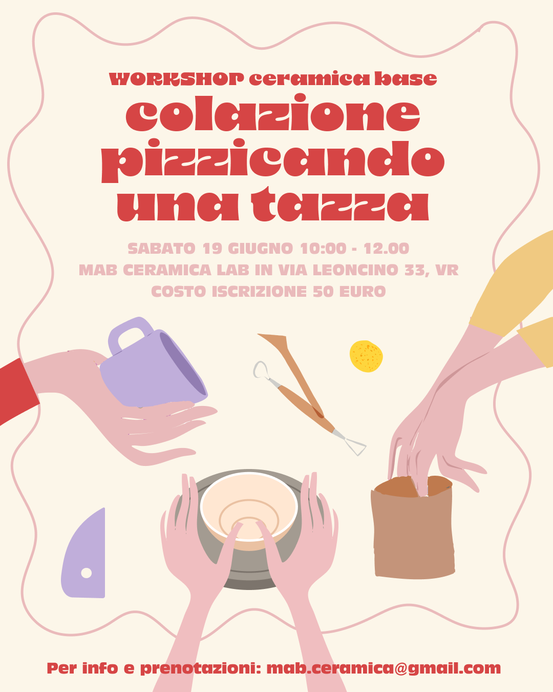 Colazione pizzicando una tazza